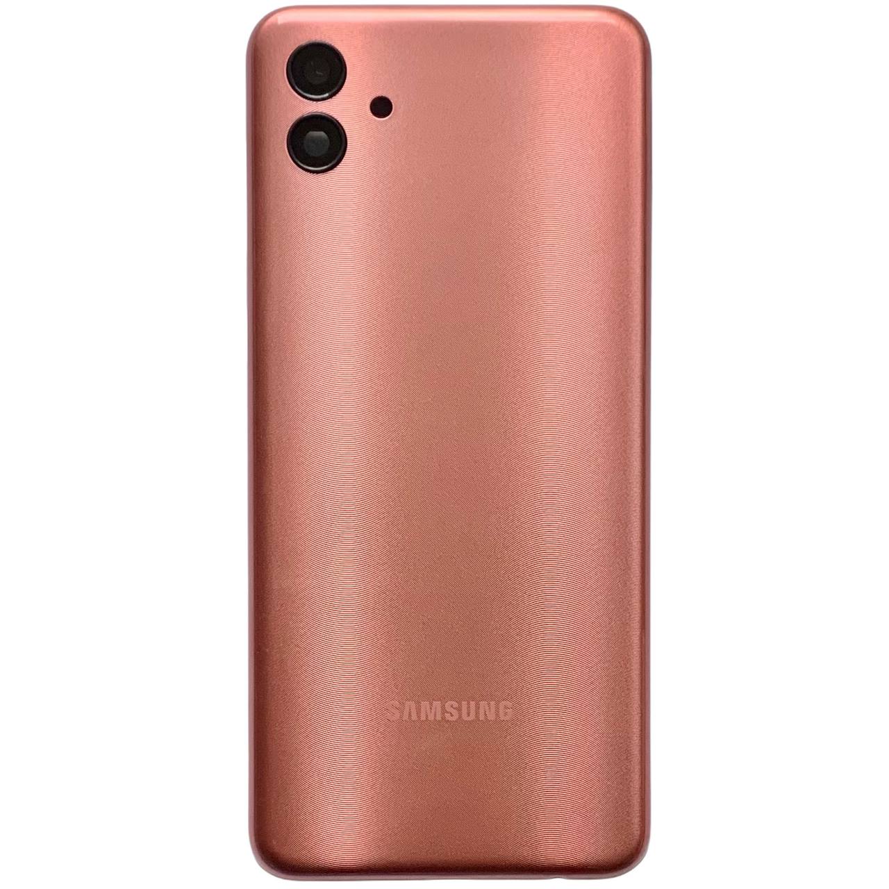 Задня кришка Samsung A045 Galaxy A04 2022 gold (зі склом камери)