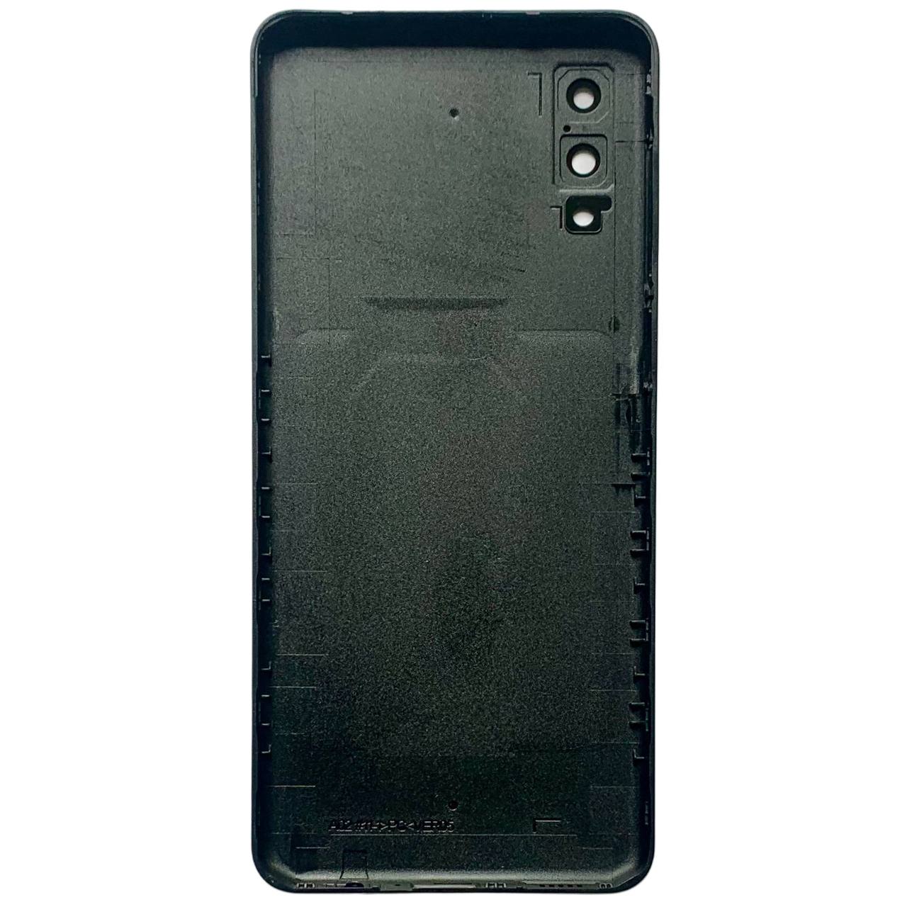 Задня кришка Samsung A022 Galaxy A02 2021 black (зі склом камери)