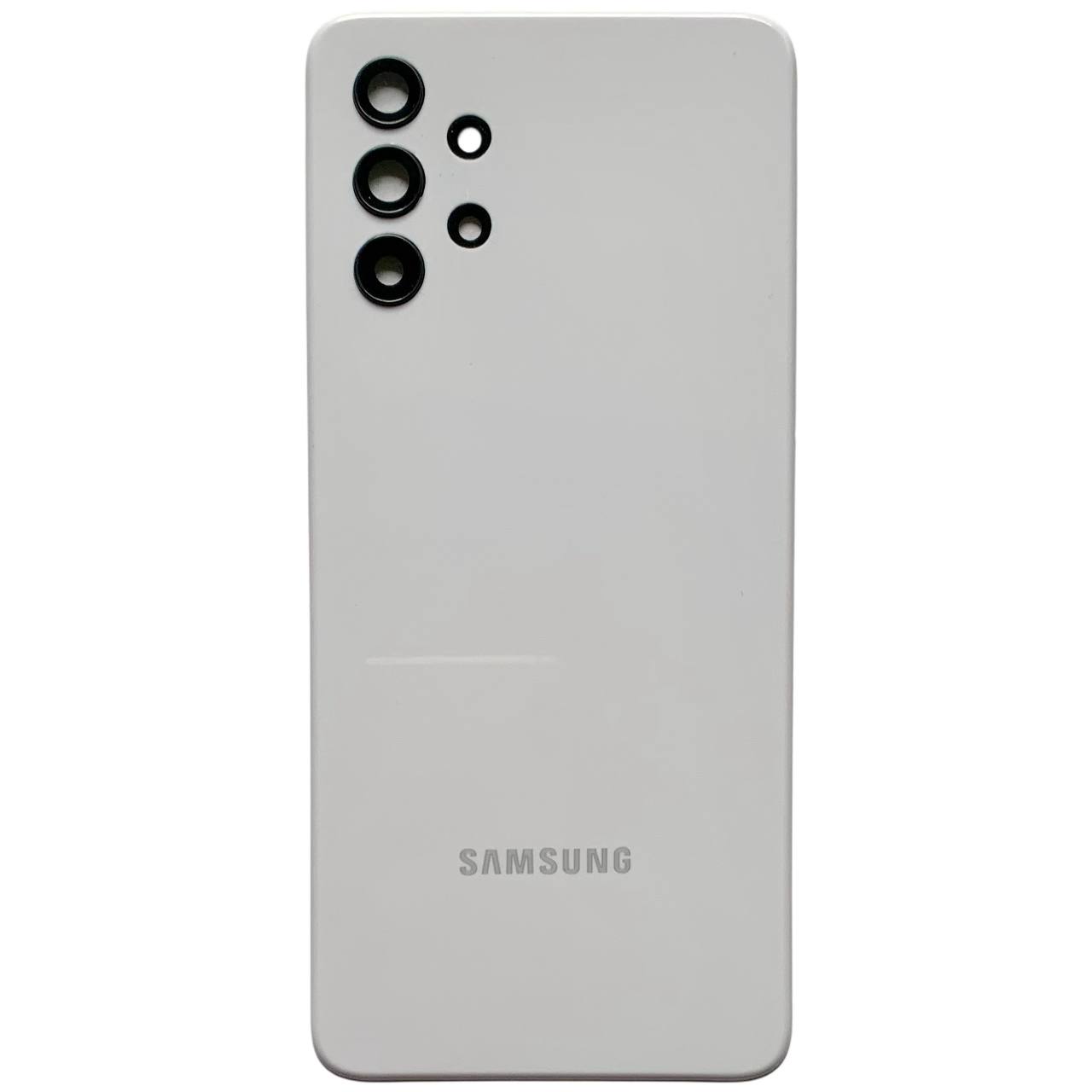 Задняя крышка Samsung A325 Galaxy A32 2021 white (со стеклом камеры)