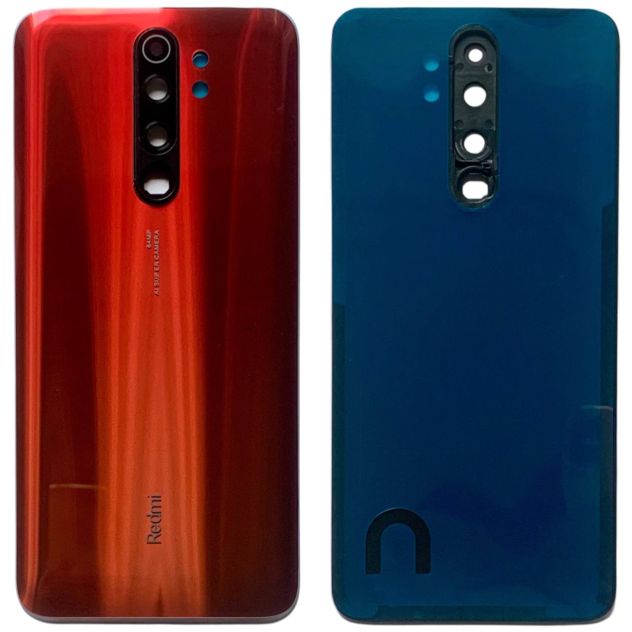 Задня кришка Xiaomi Redmi Note 8 Pro red (зі склом камери)