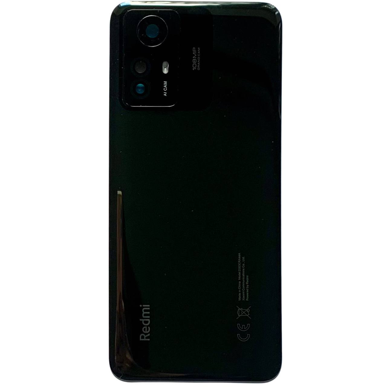 Задняя крышка Xiaomi Redmi Note 12S black (со стеклом камеры)