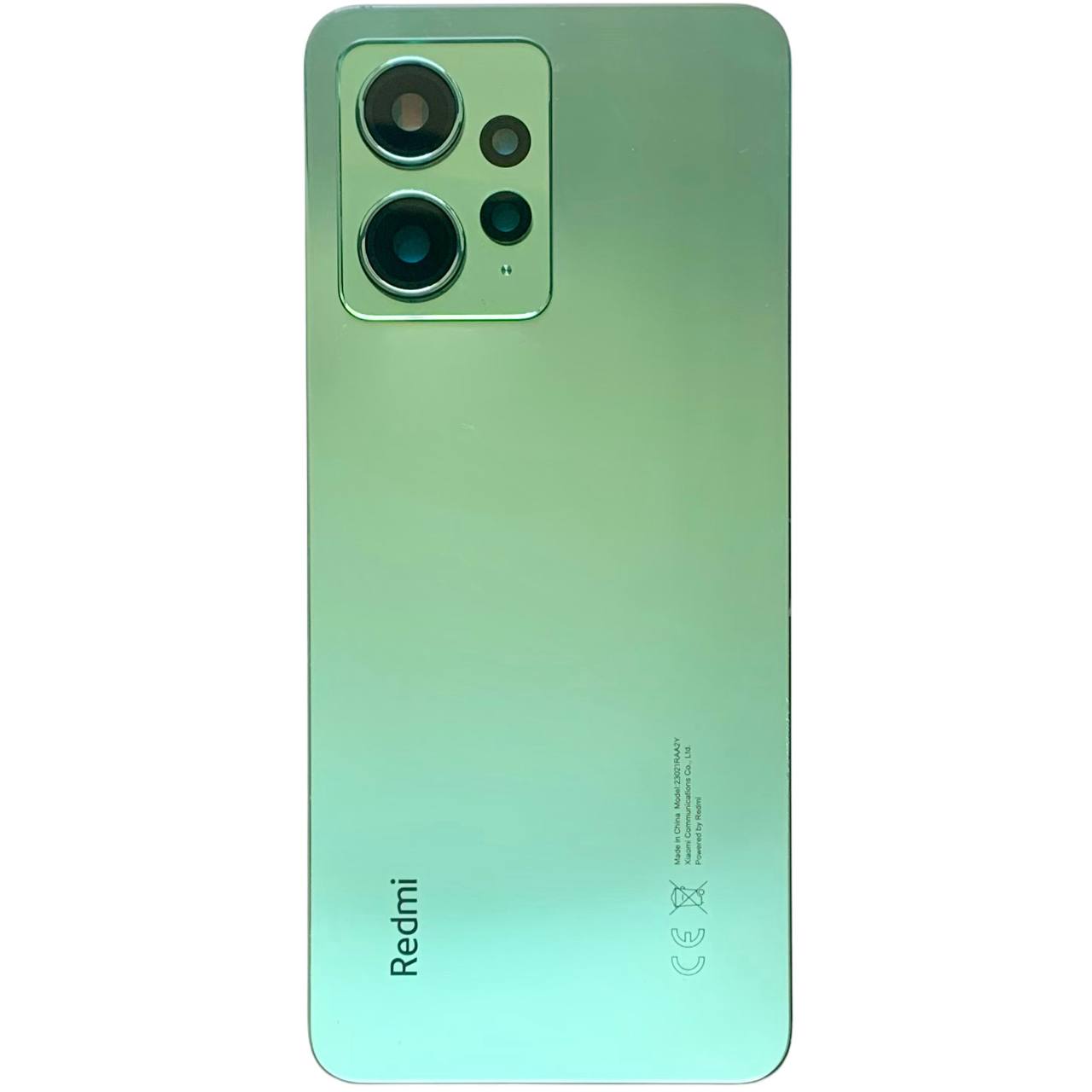 Задняя крышка Xiaomi Redmi Note 12 4G green (со стеклом камеры)