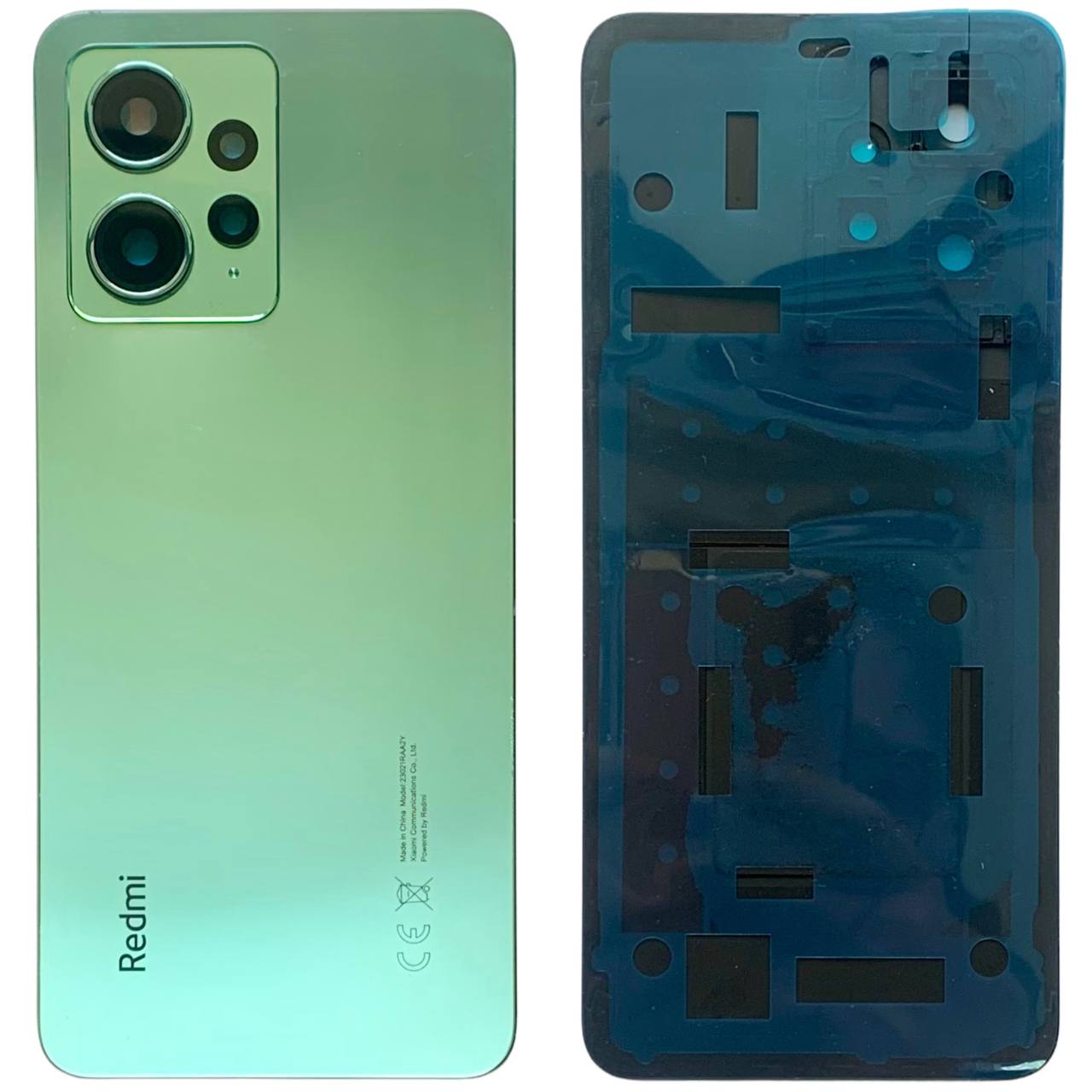 Задняя крышка Xiaomi Redmi Note 12 4G green (со стеклом камеры)