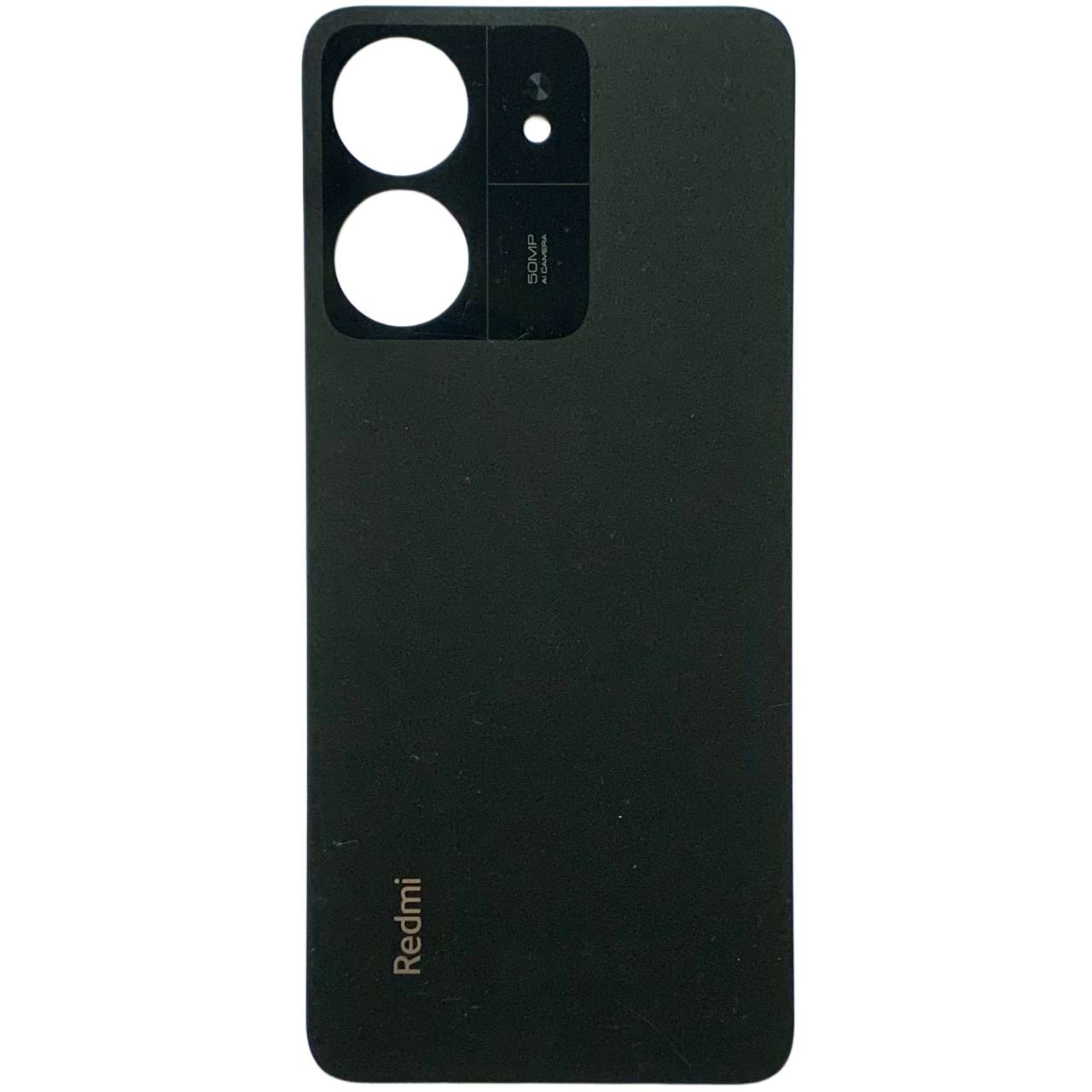 Задняя крышка Xiaomi Redmi 13C 4G black (без стекла камеры)