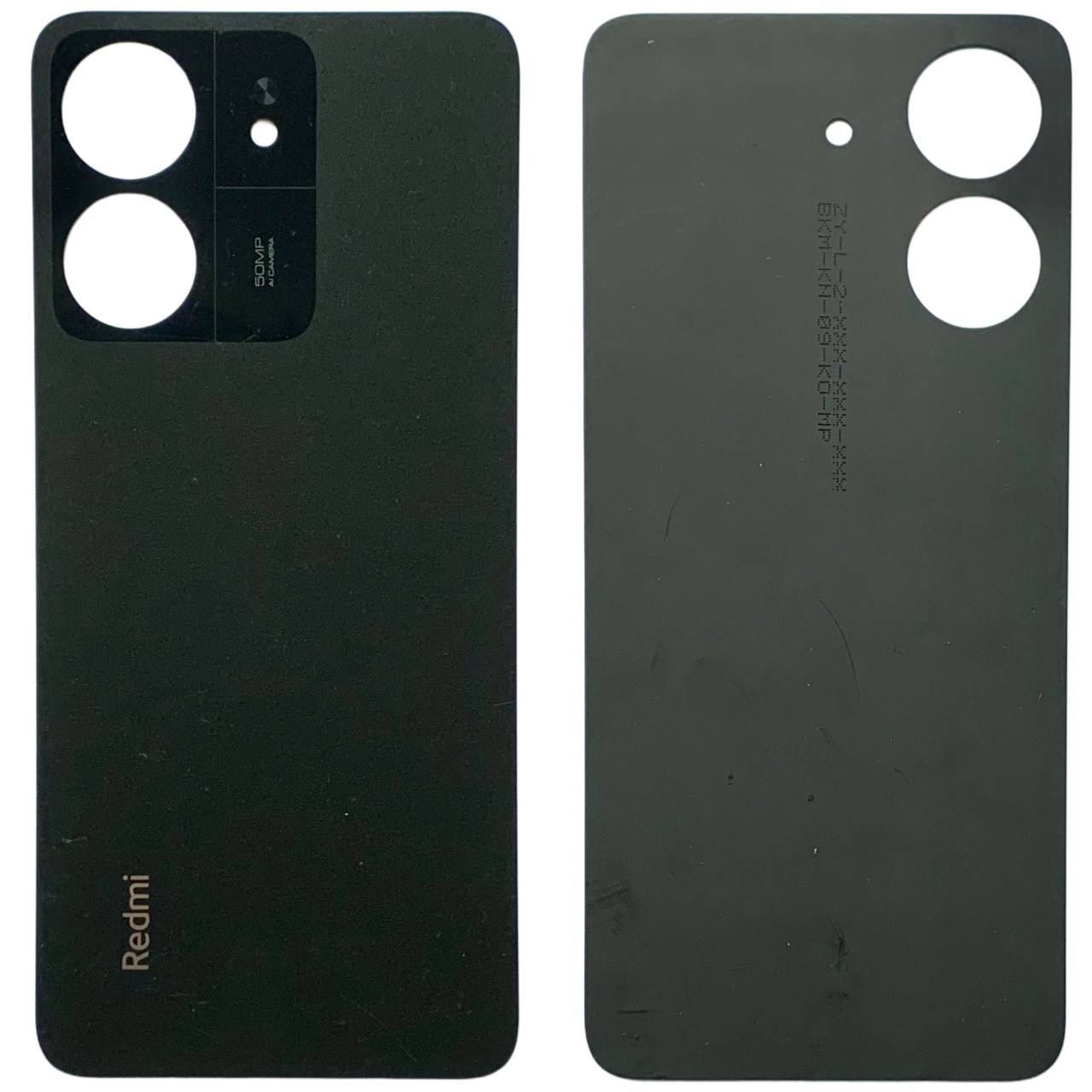 Задняя крышка Xiaomi Redmi 13C 4G black (без стекла камеры)