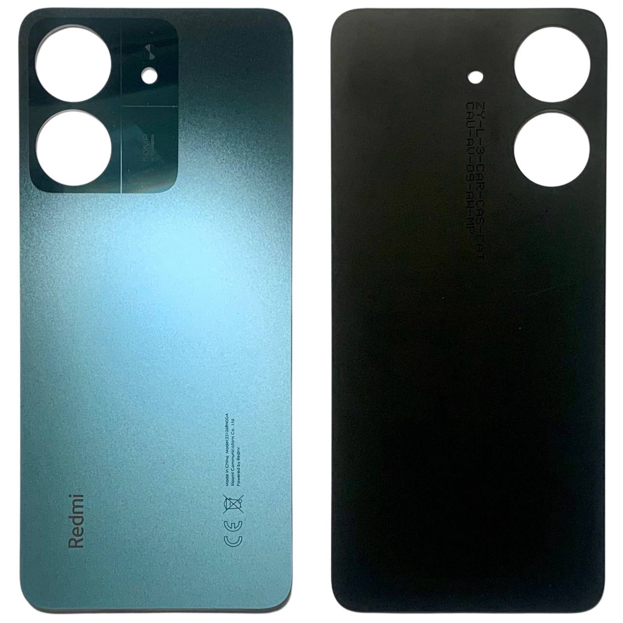 Задняя крышка Xiaomi Redmi 13C 4G blue (без стекла камеры)