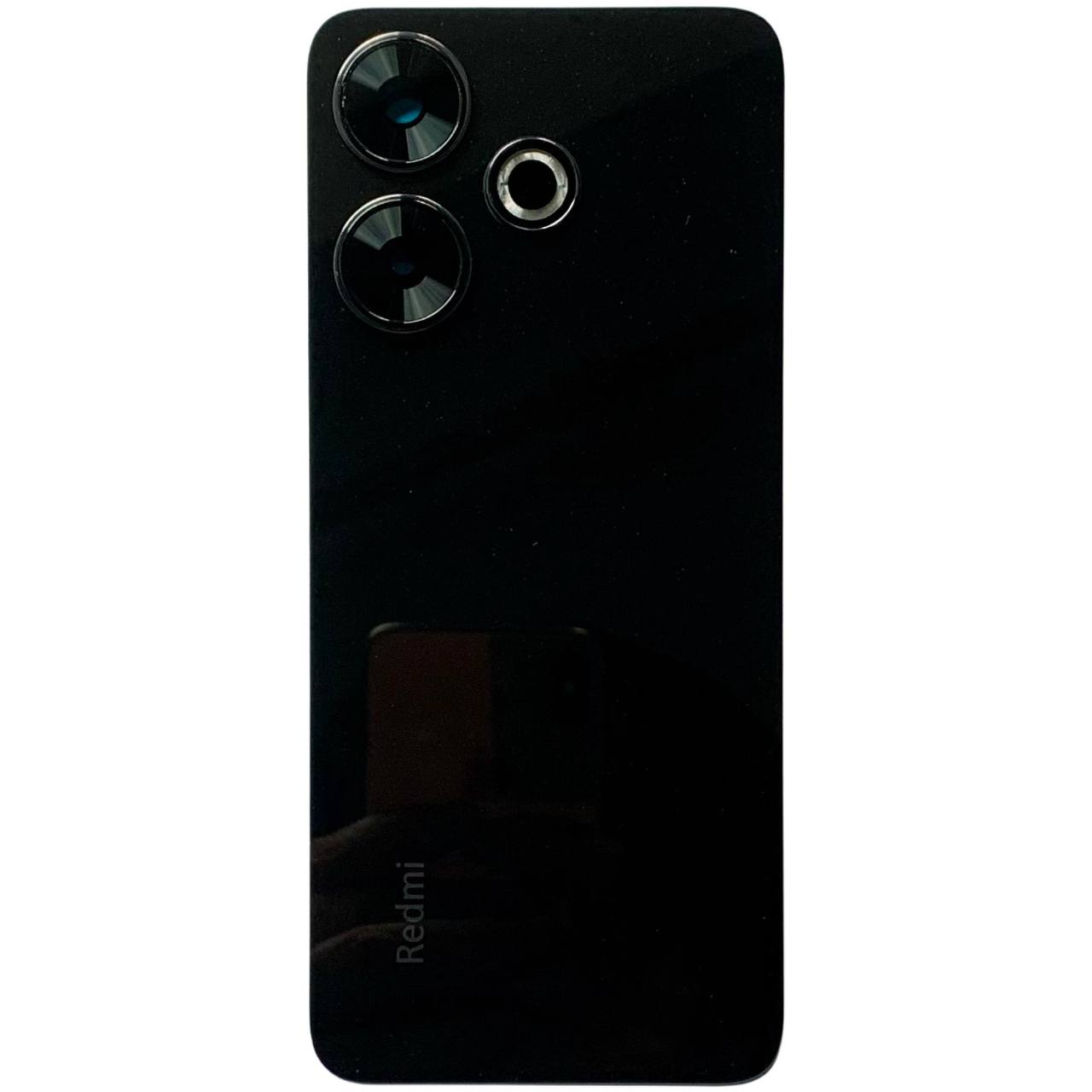 Задняя крышка Xiaomi Redmi 13 black (со стеклом камеры)