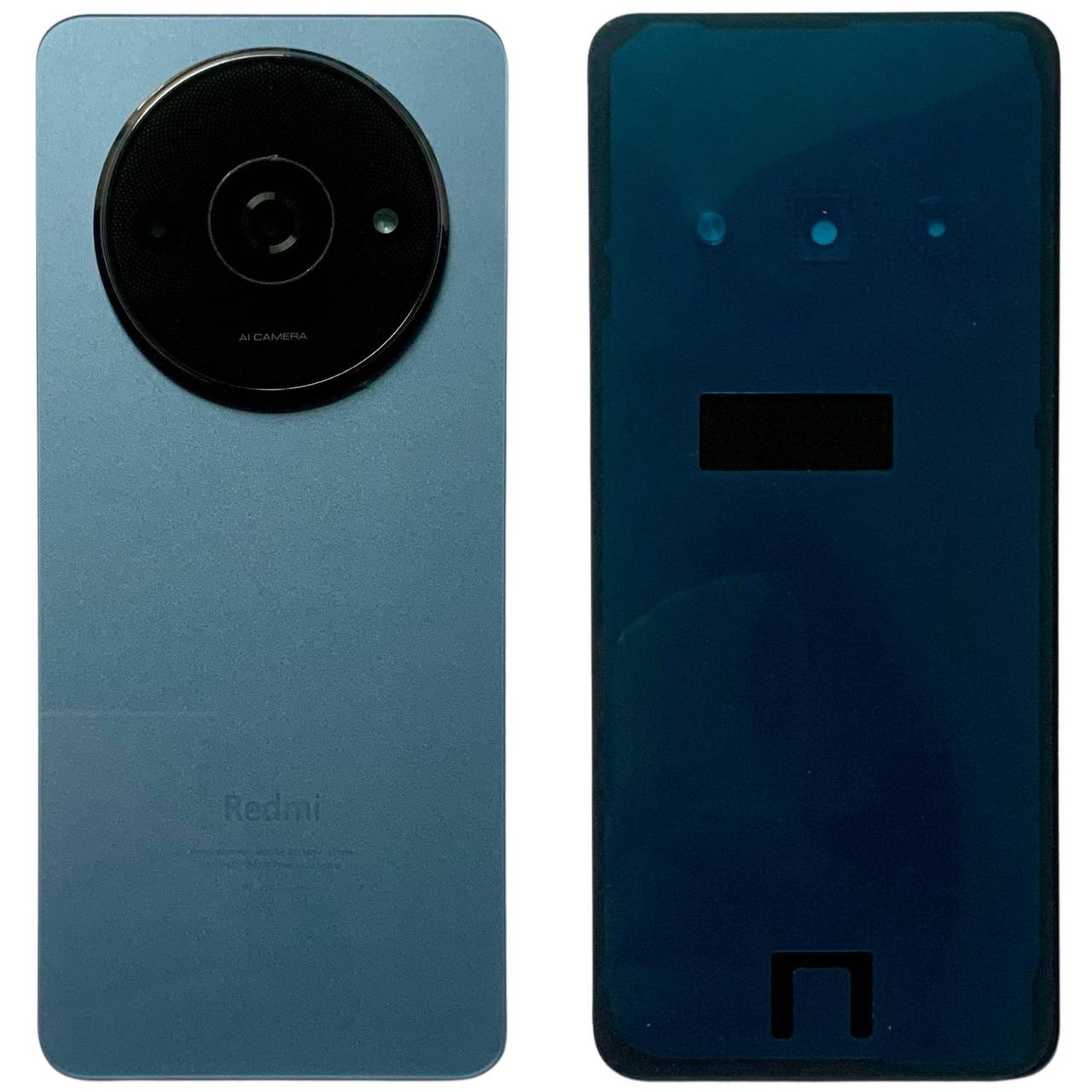 Задняя крышка Xiaomi Redmi A3 blue (со стеклом камеры)