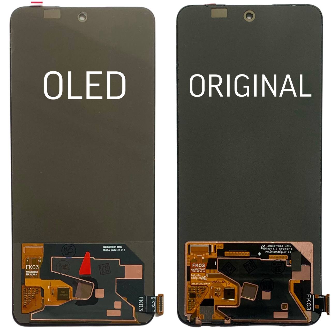 Дисплей OPPO Reno 13F | Reno 13FS black, без рамки, OLED