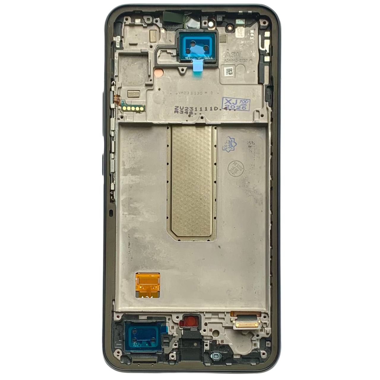 Дисплей Samsung A346 Galaxy A34 2023 black, з рамкою, Service Pack Original