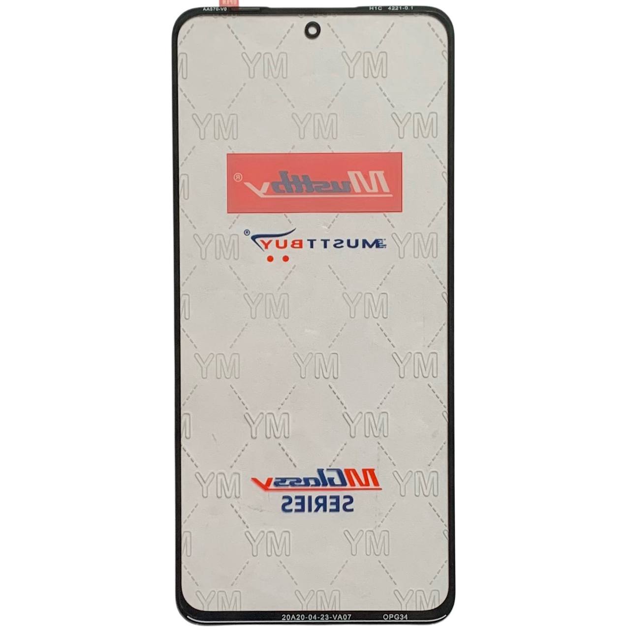 Стекло дисплея OPPO Reno 12F 4G | Reno 12F 5G | Reno12 FS black, с OCA пленкой (Musttby)