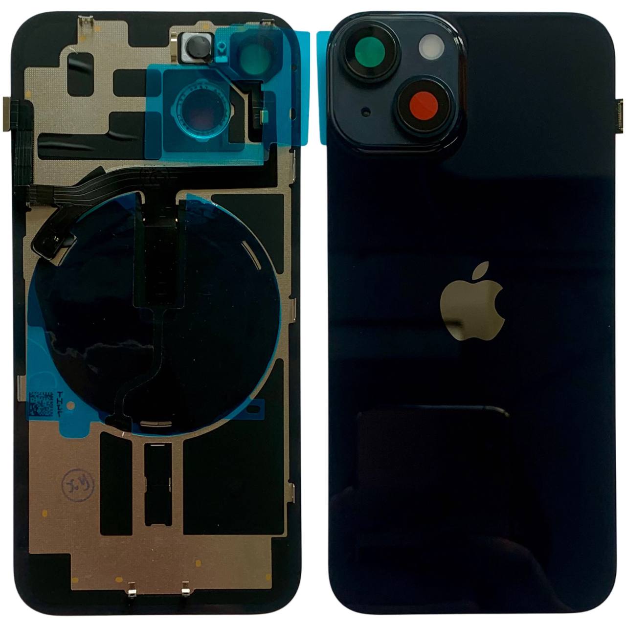 Задняя крышка корпуса iPhone 14 black, со стеклом камеры, MagSafe, NFC, 1:1 Original