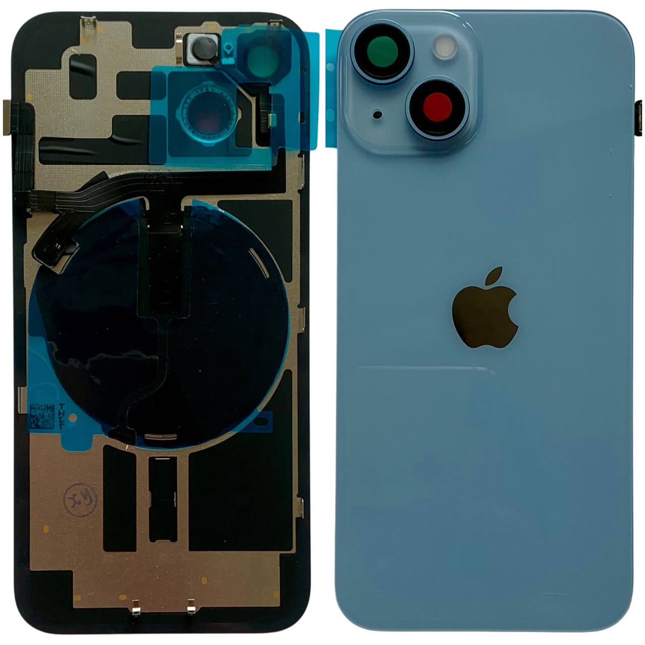Задня кришка корпуса iPhone 14 blue, зі склом камери, MagSafe, NFC, 1:1 Original