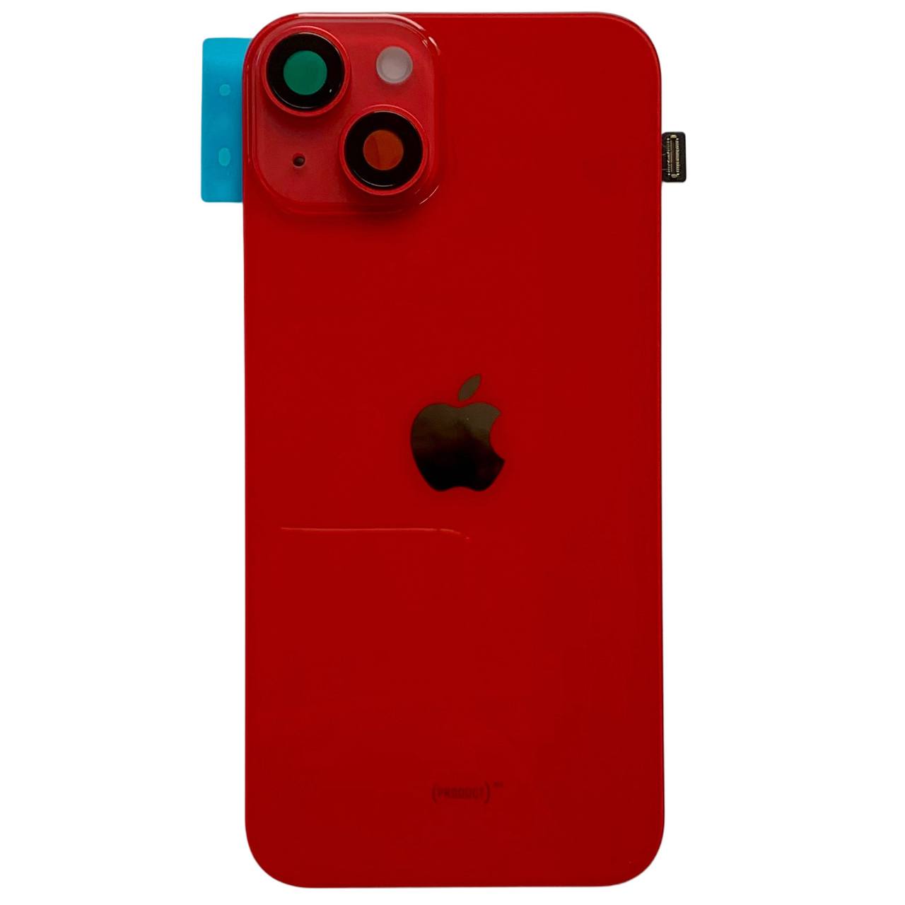 Задняя крышка корпуса iPhone 14 red, со стеклом камеры, MagSafe, NFC, 1:1 Original