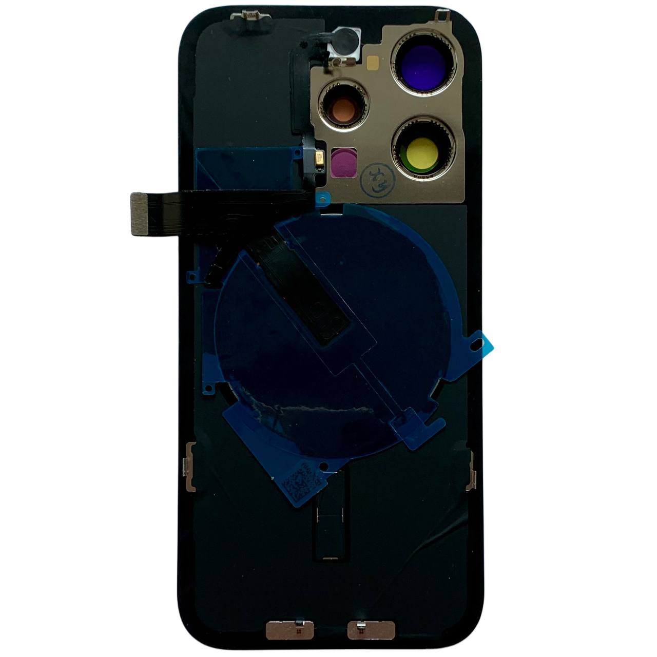 Задня кришка корпуса iPhone 15 Pro blue, зі склом камери, MagSafe, NFC, 1:1 Original