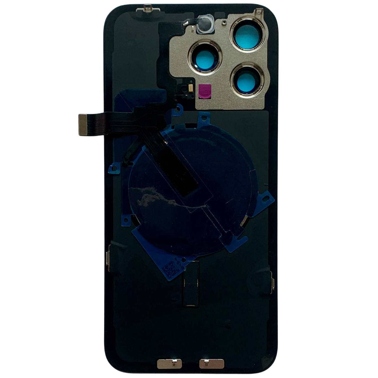Задня кришка корпуса iPhone 15 Pro Max white, зі склом камери, MagSafe, NFC, 1:1 Original