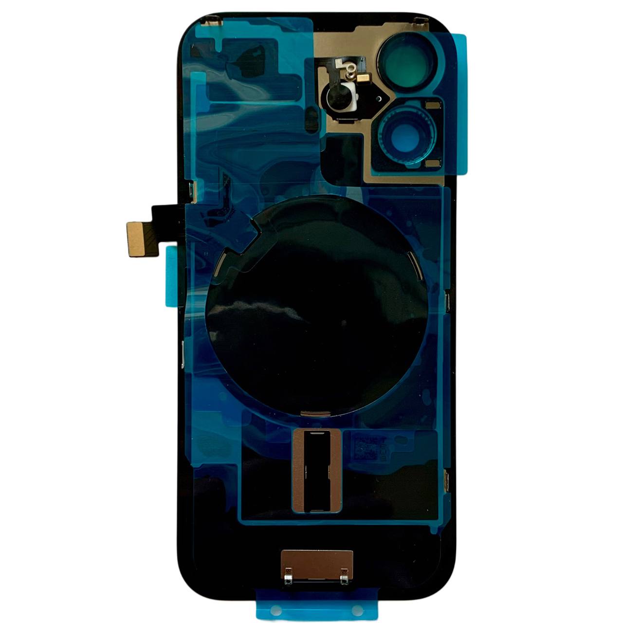 Задня кришка корпуса iPhone 16 black, зі склом камери, MagSafe, NFC, 1:1 Original