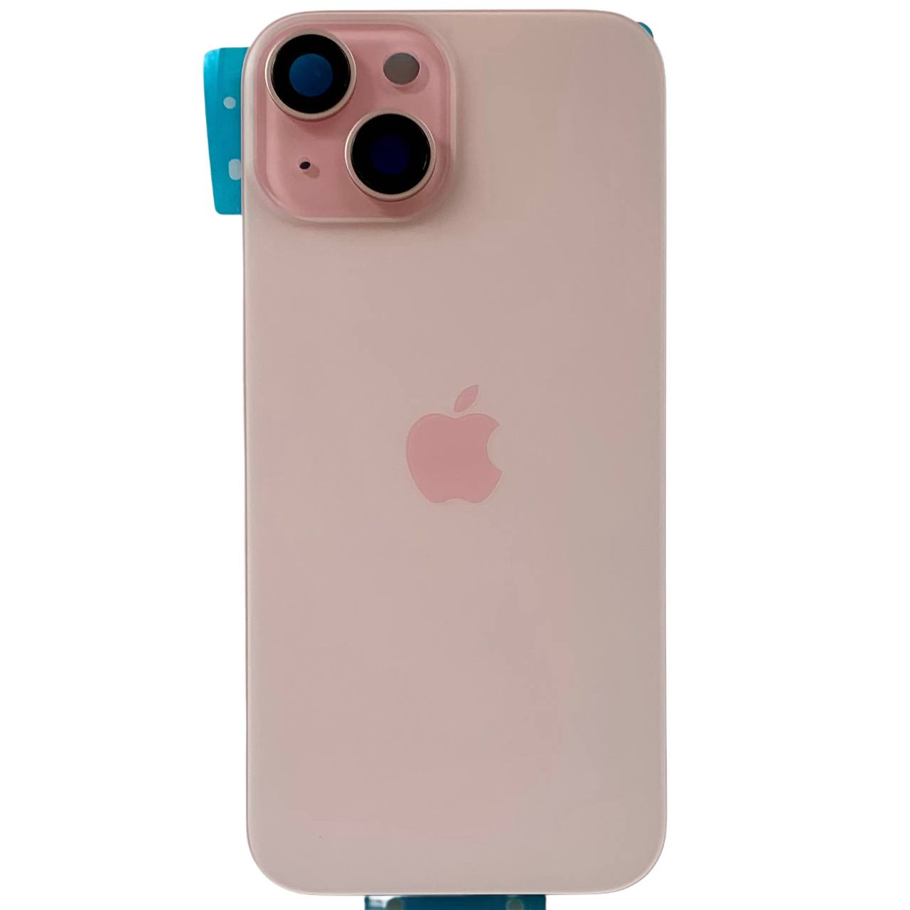 Задняя крышка корпуса iPhone 15 pink, со стеклом камеры, MagSafe, 1:1 Original