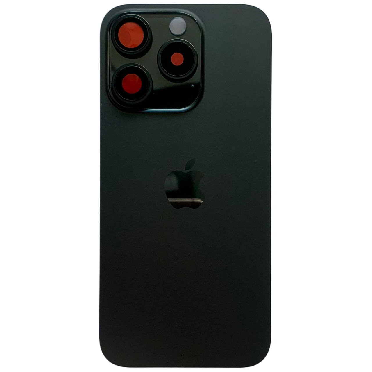 Задня кришка корпуса iPhone 15 Pro black, зі склом камери, MagSafe, 1:1 Original