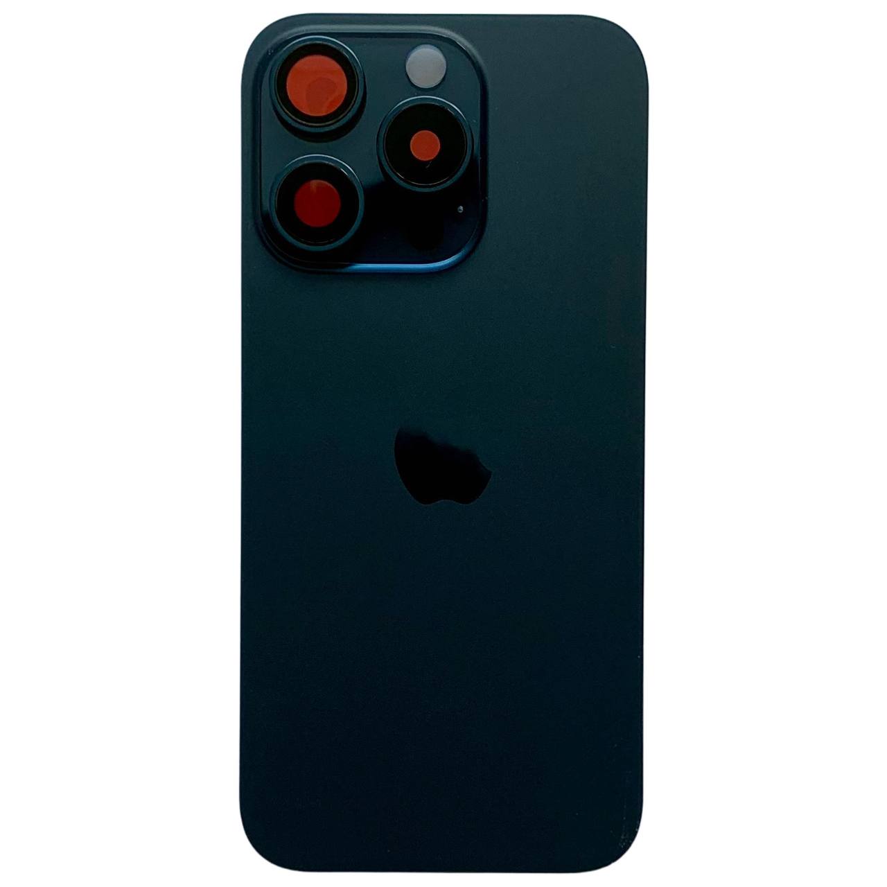 Задня кришка корпуса iPhone 15 Pro blue, зі склом камери, MagSafe, 1:1 Original