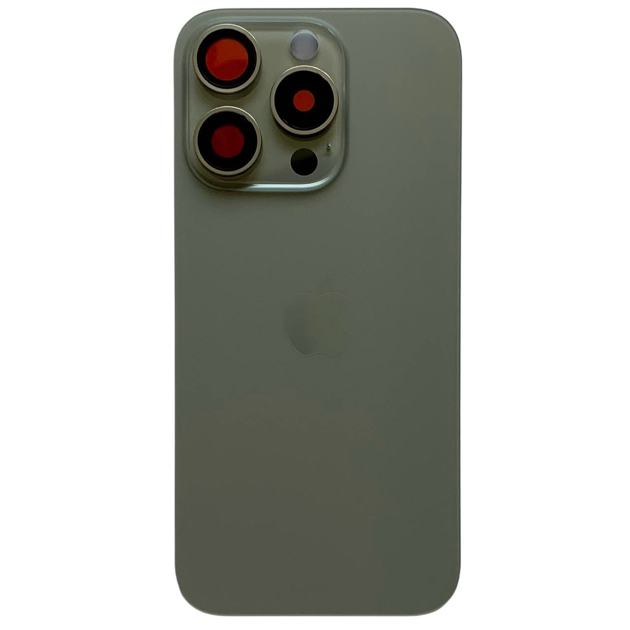 Задняя крышка корпуса iPhone 15 Pro gray, со стеклом камеры, MagSafe, 1:1 Original