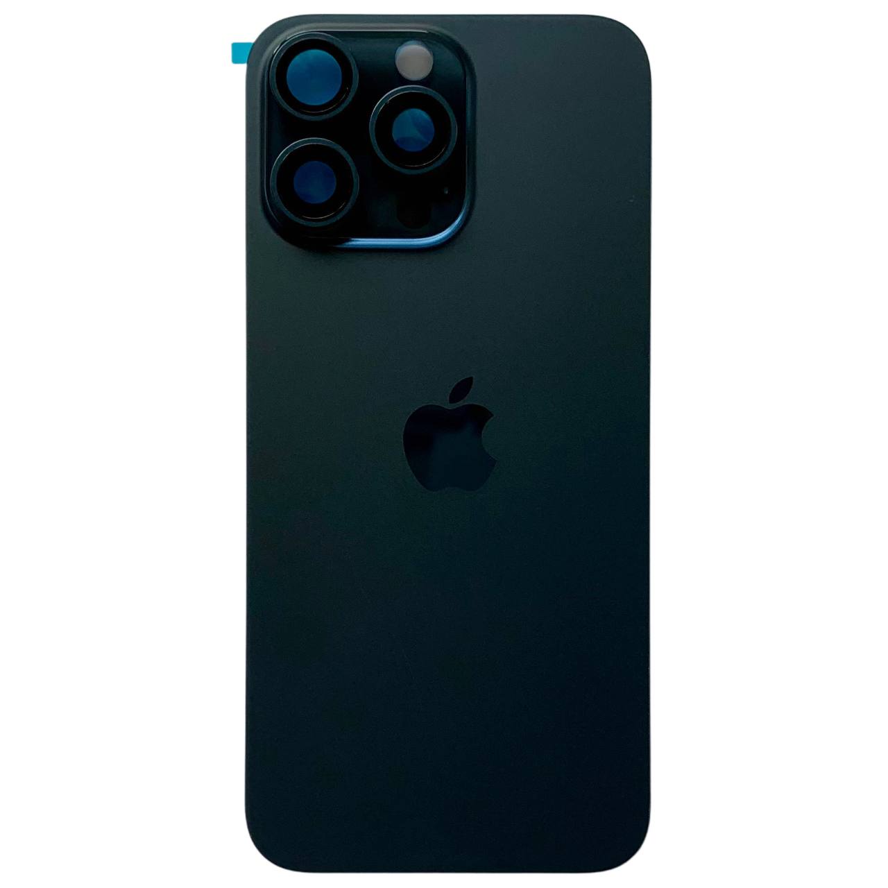 Задня кришка корпуса iPhone 15 Pro Max blue, зі склом камери, MagSafe, 1:1 Original