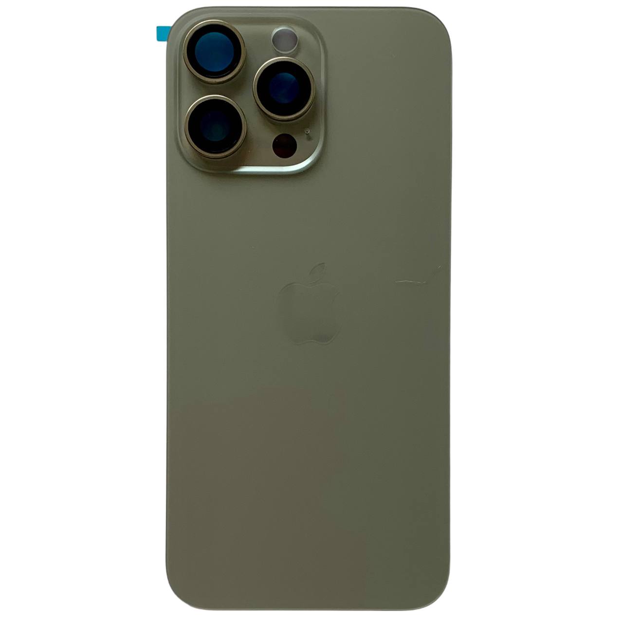 Задня кришка корпуса iPhone 15 Pro Max gray, зі склом камери, MagSafe, 1:1 Original