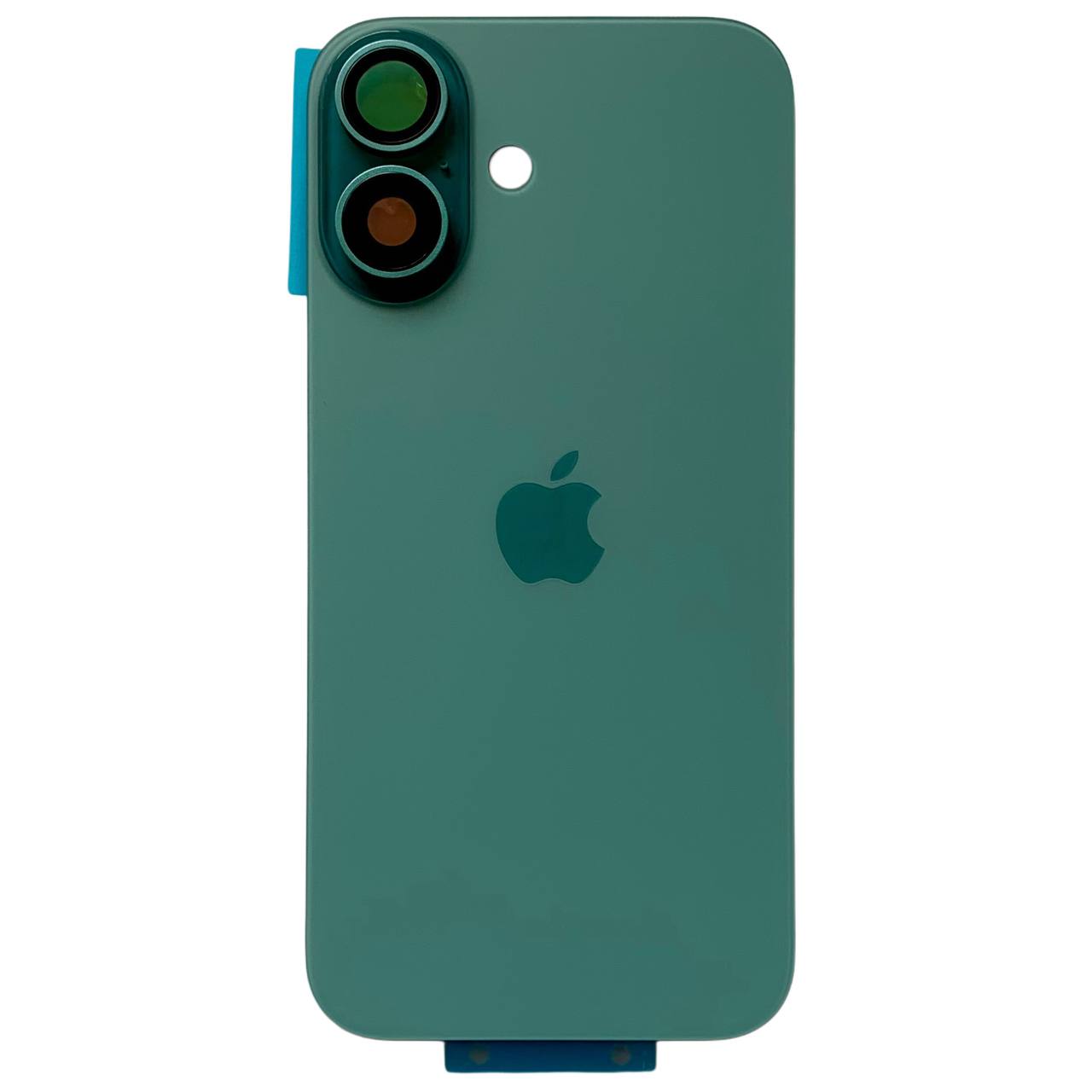 Задня кришка корпуса iPhone 16 green, зі склом камери, MagSafe, 1:1 Original
