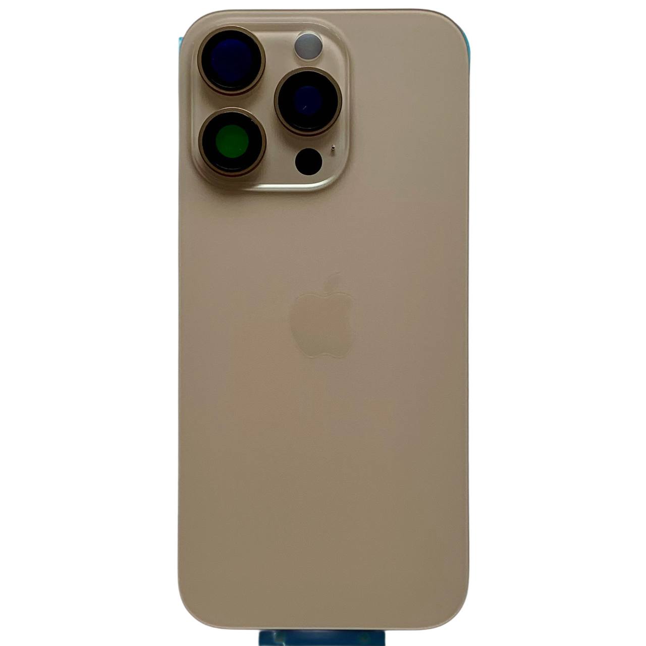 Задня кришка корпуса iPhone 16 Pro gold, зі склом камери, MagSafe, 1:1 Original