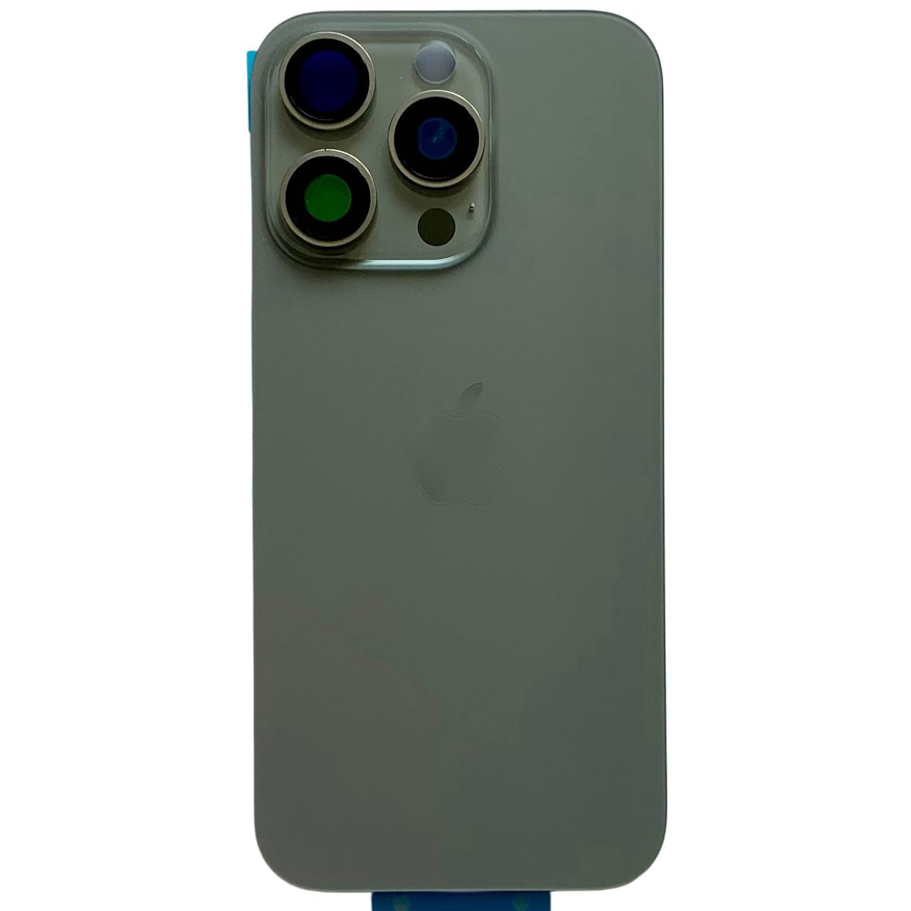 Задня кришка корпуса iPhone 16 Pro gray, зі склом камери, MagSafe, 1:1 Original