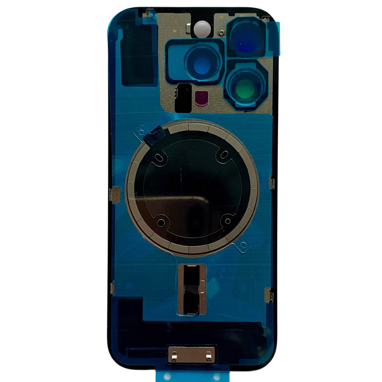 Задня кришка корпуса iPhone 16 Pro gray, зі склом камери, MagSafe, 1:1 Original