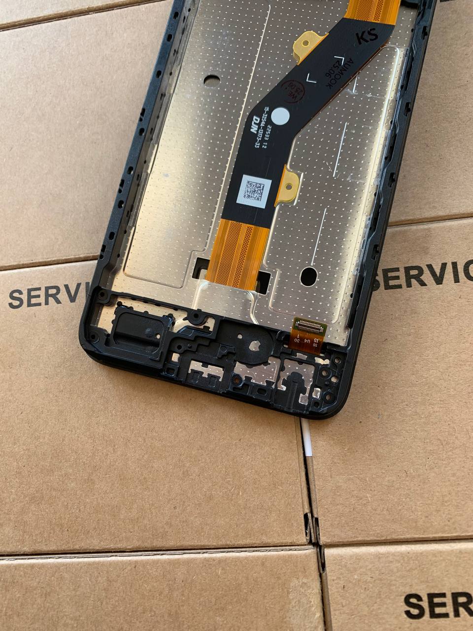 Дисплей Tecno Spark Go 2023 black, з рамкою, Original (PRC)