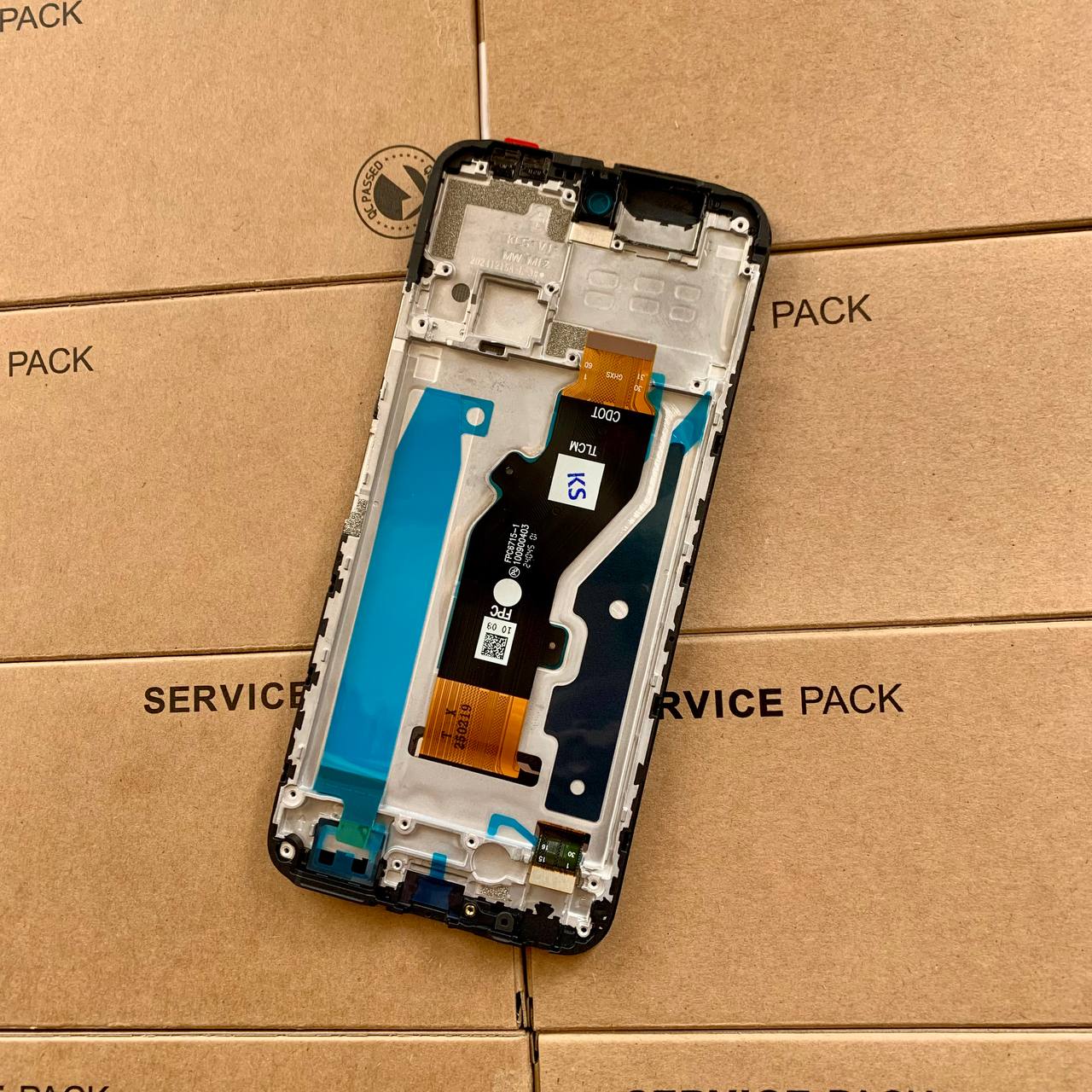 Дисплей Tecno Spark Go 2024 black, с рамкой, Original (PRC)