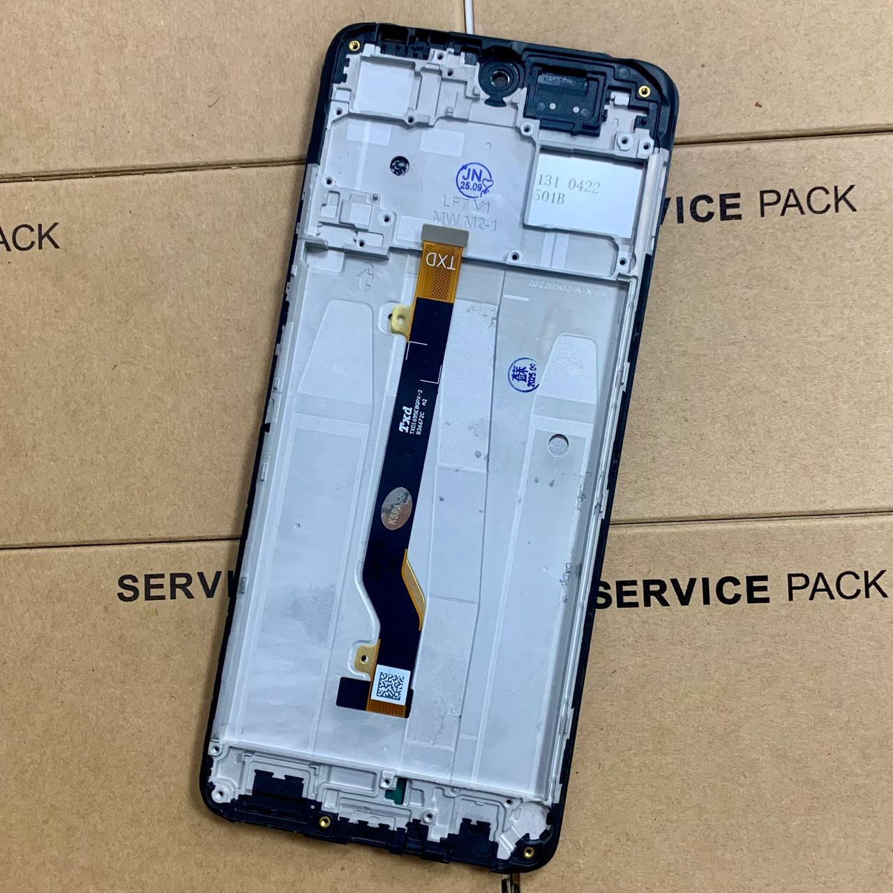 Дисплей Tecno Pova 3 black, с рамкой, Original (PRC)