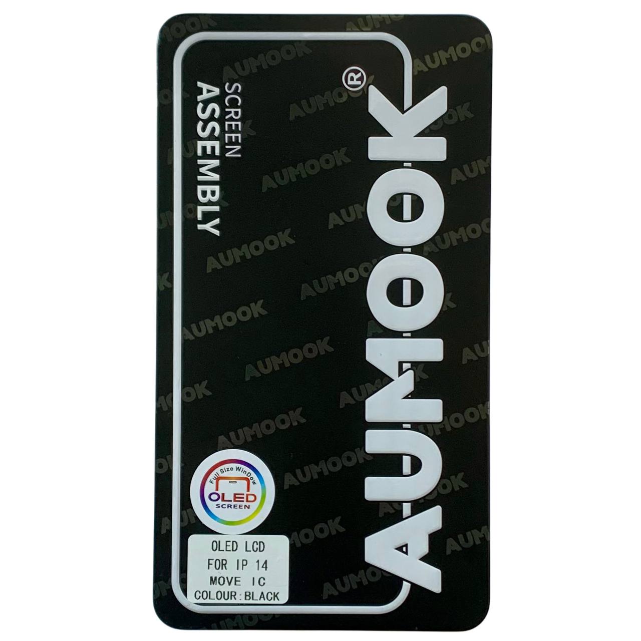 Дисплей iPhone 14 black, з рамкою, AUMOOK Prime SOFT OLED (move IC)