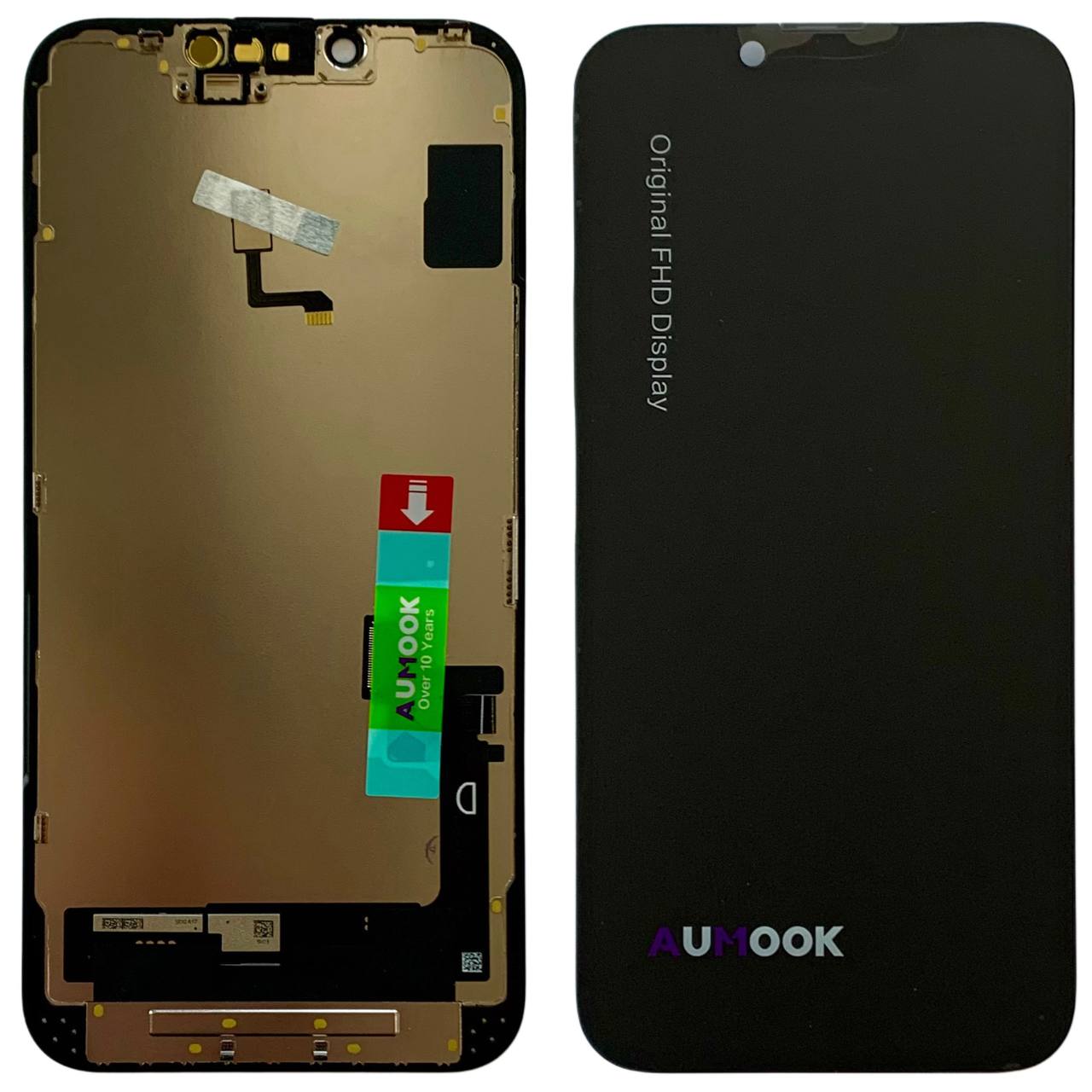 Дисплей iPhone 14 black, з рамкою, AUMOOK Prime SOFT OLED (move IC)