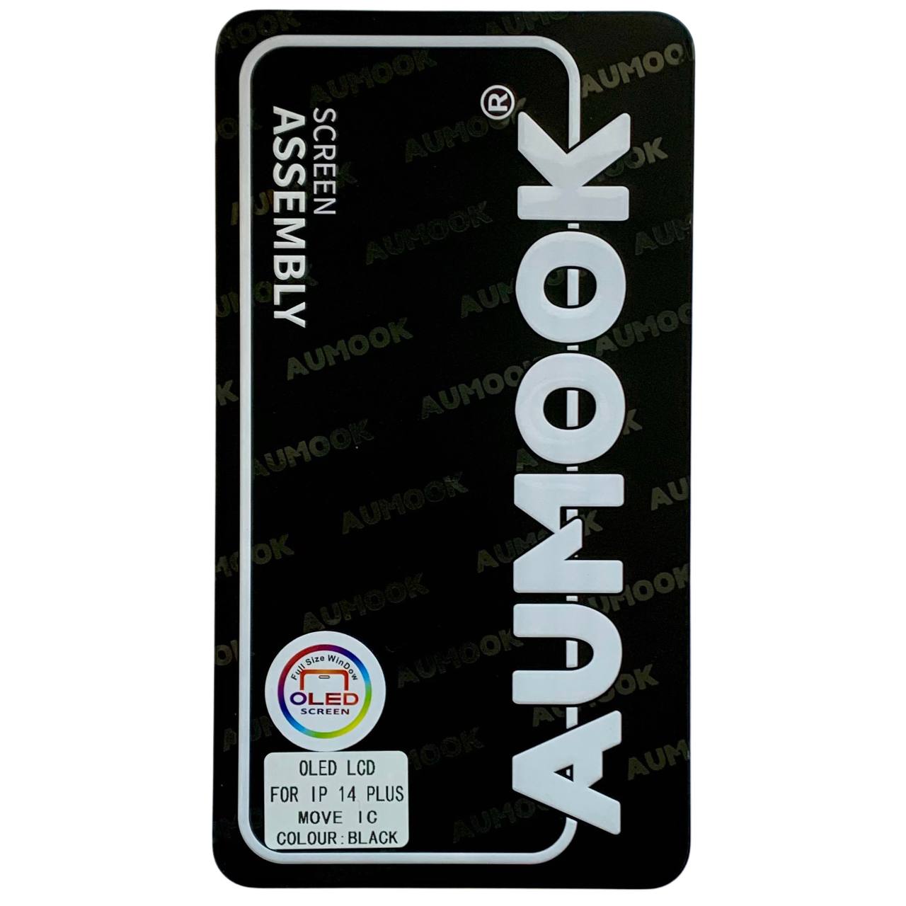Дисплей iPhone 14 Plus black, з рамкою, AUMOOK Prime SOFT OLED (move IC)