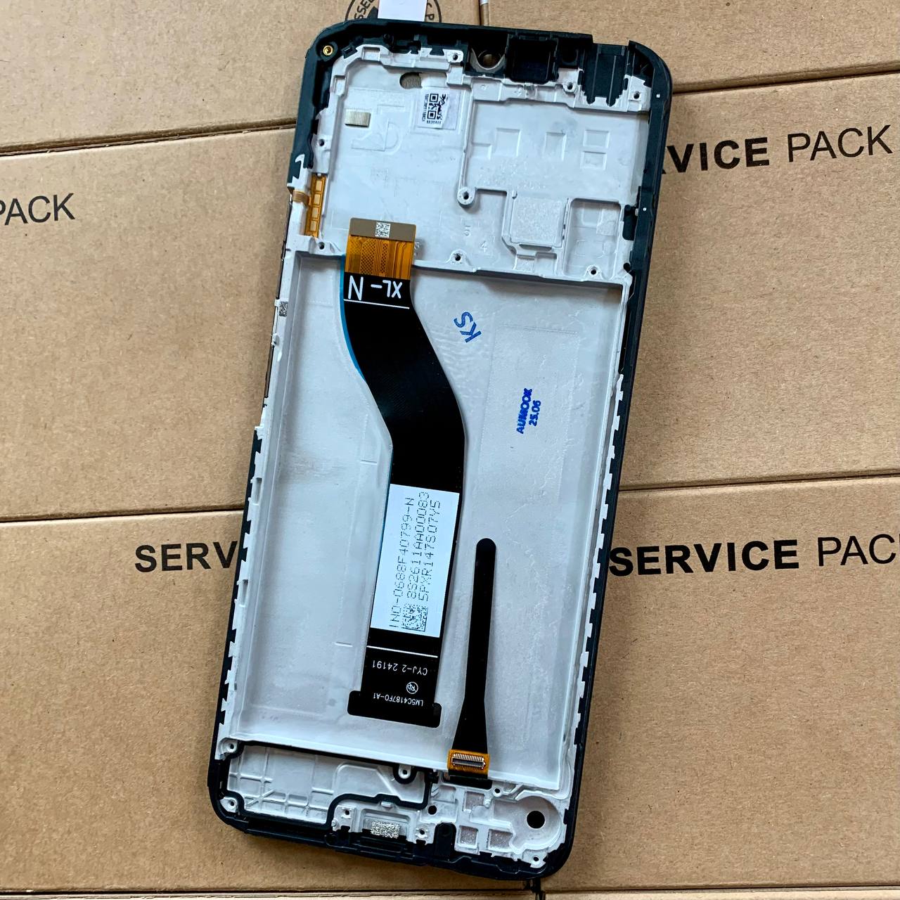 Дисплей Xiaomi Redmi 14C | Redmi A3 Pro | Poco C75 | Poco C75 5G black, з рамкою, Original (PRC)