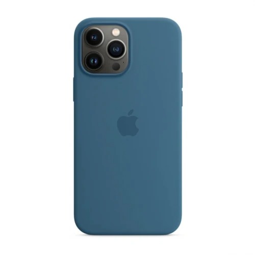 Чохол Silicone Case 1:1 for iPhone 13 with MagSafe animation, blue jay
