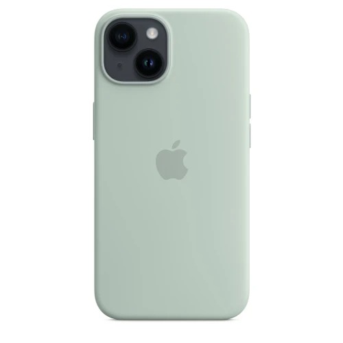 Чохол Silicone Case 1:1 for iPhone 14 Pro Max with MagSafe animation, succulent