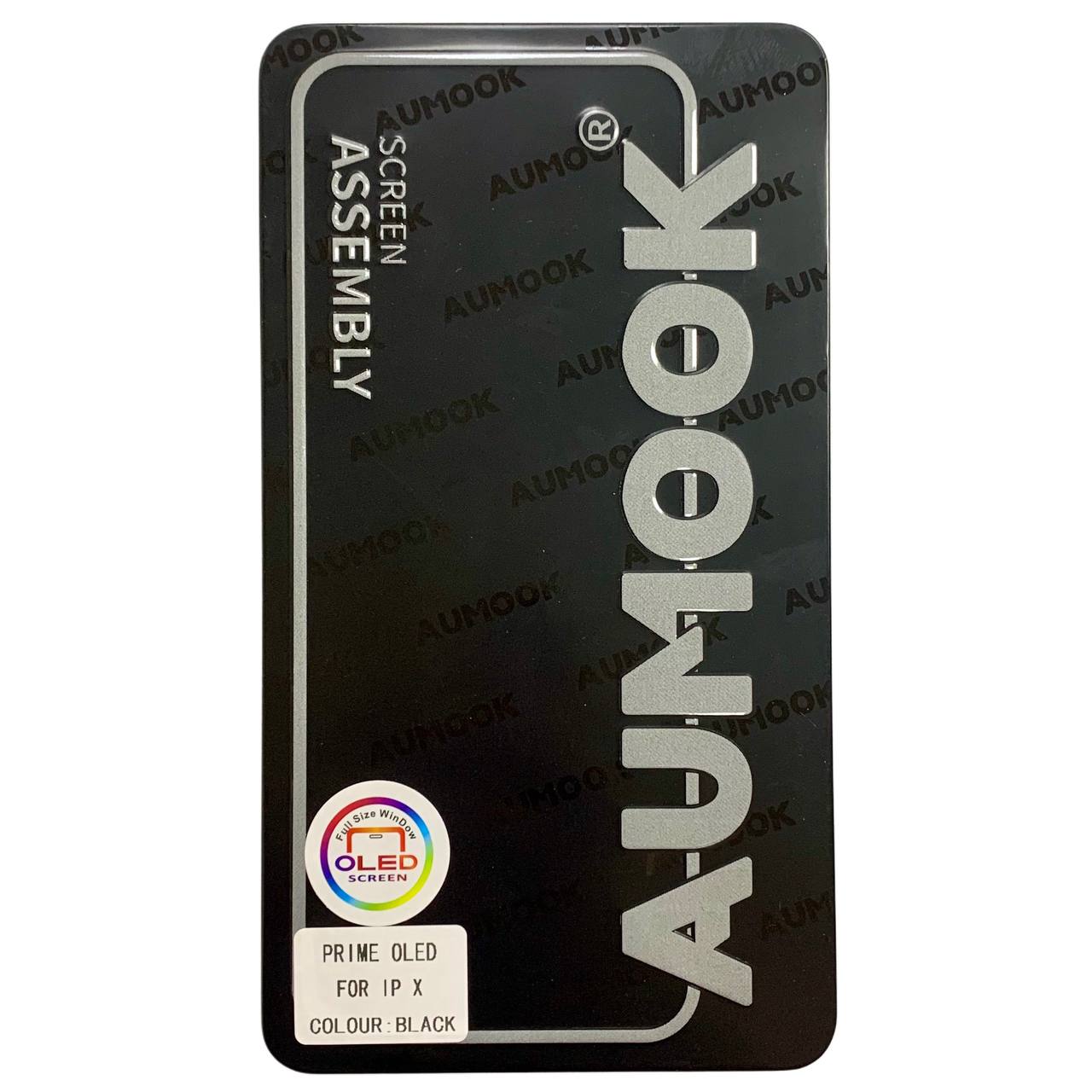 Дисплей iPhone X black, з рамкою, AUMOOK Prime HARD OLED