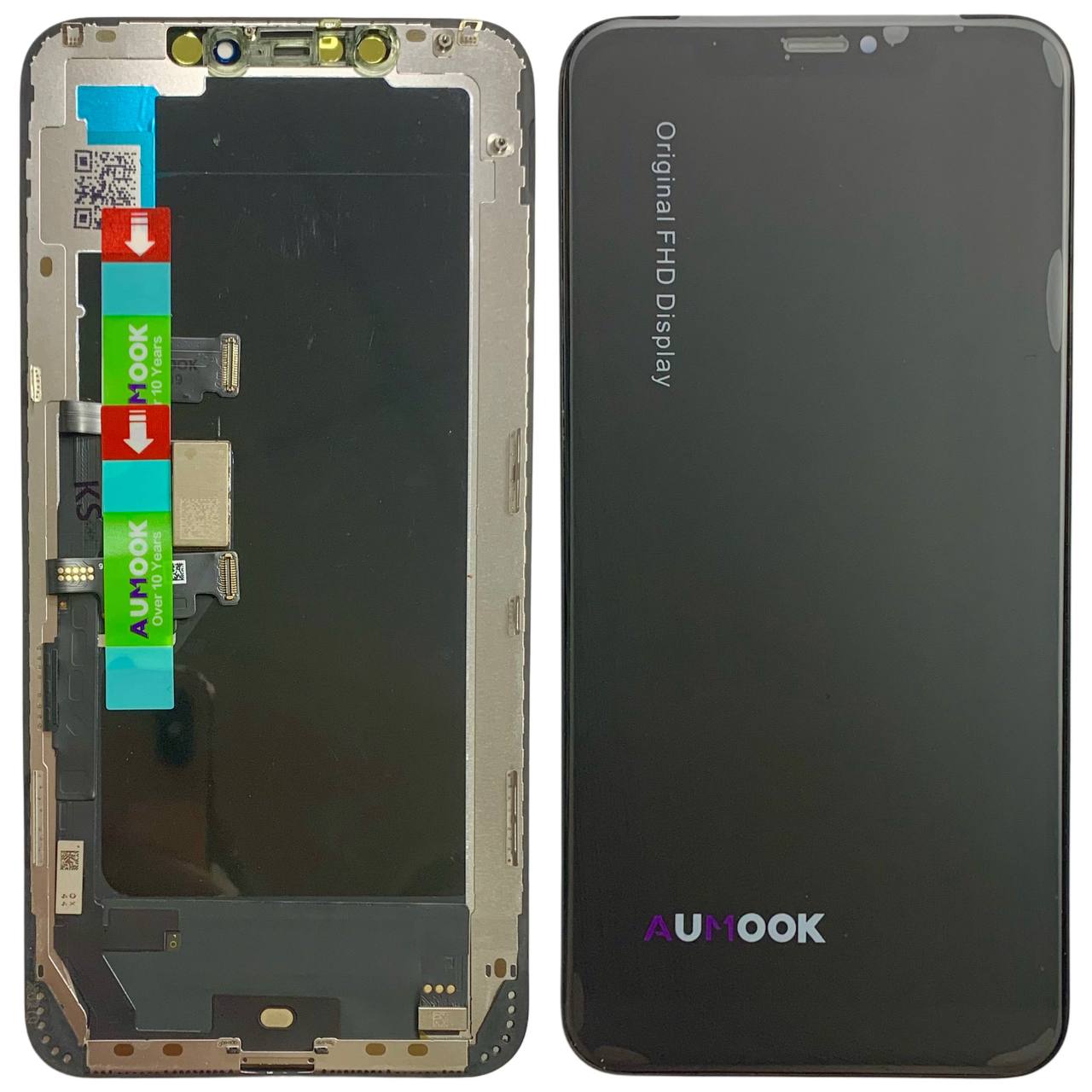 Дисплей iPhone Xs Max black, з рамкою, AUMOOK Prime HARD OLED