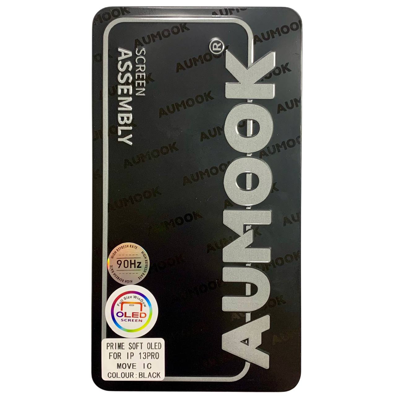 Дисплей iPhone 13 Pro black, с рамкой, AUMOOK Prime SOFT OLED 90Hz (move IC)