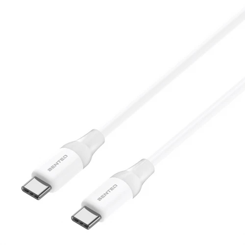 Кабель SENTEO SL-07 100W Type-C to Type-C 1.2m white