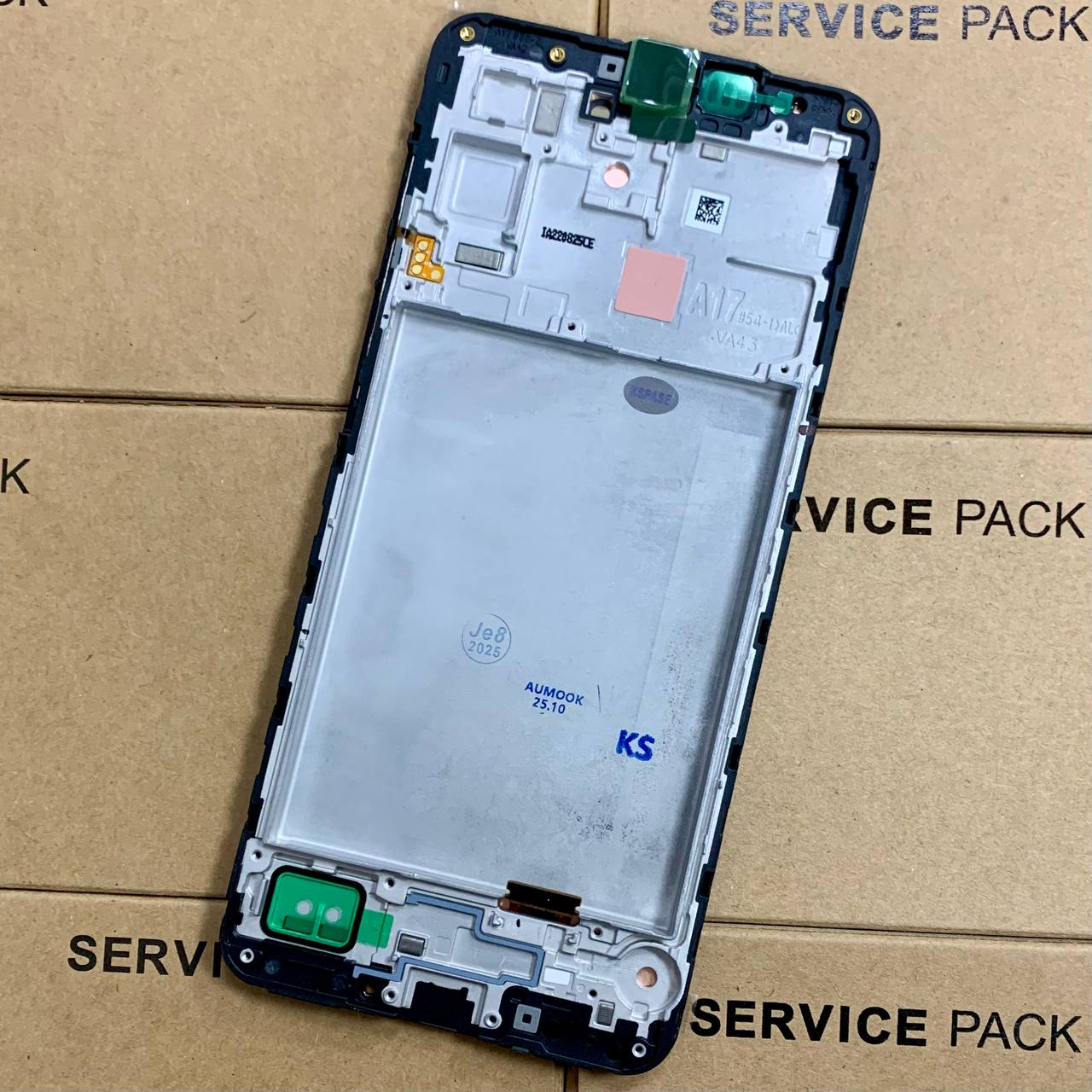 Дисплей Samsung A175 Galaxy A17 black, з рамкою, Original (China)