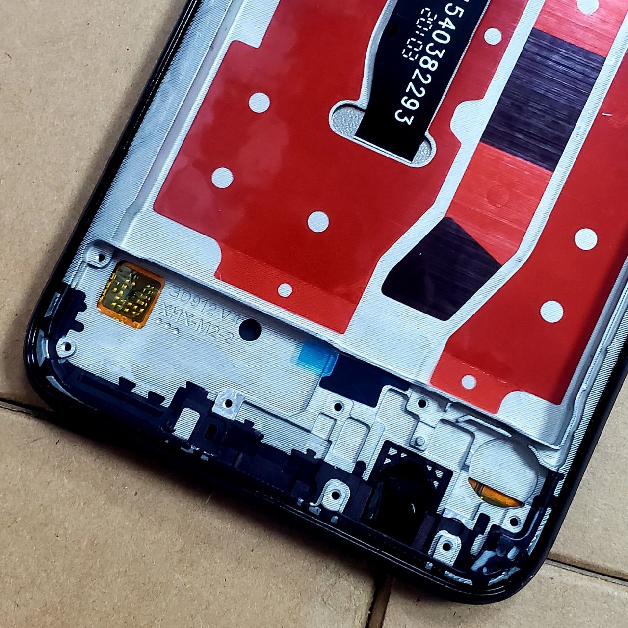 Дисплей Huawei P40 Lite | Nova 7i | Nova 6 SE black, з рамкою, Original (PRC)