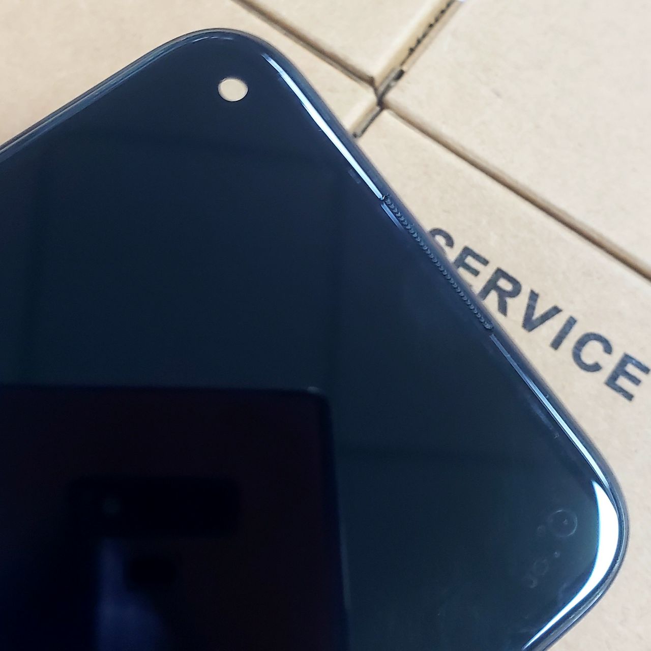 Дисплей Huawei P40 Lite | Nova 7i | Nova 6 SE black, з рамкою, Original (PRC)