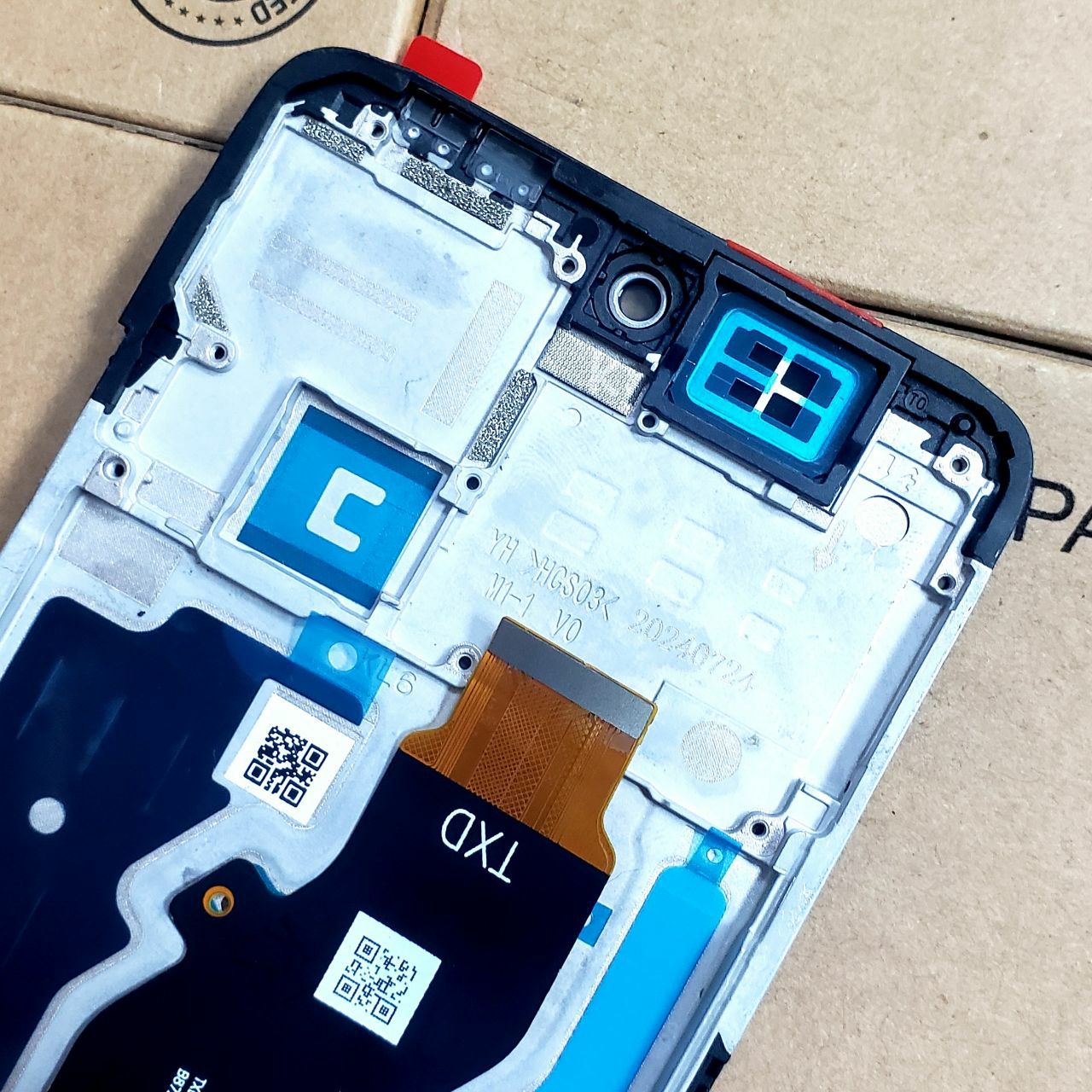 Дисплей Tecno Spark 30C black, з рамкою, Original (China)