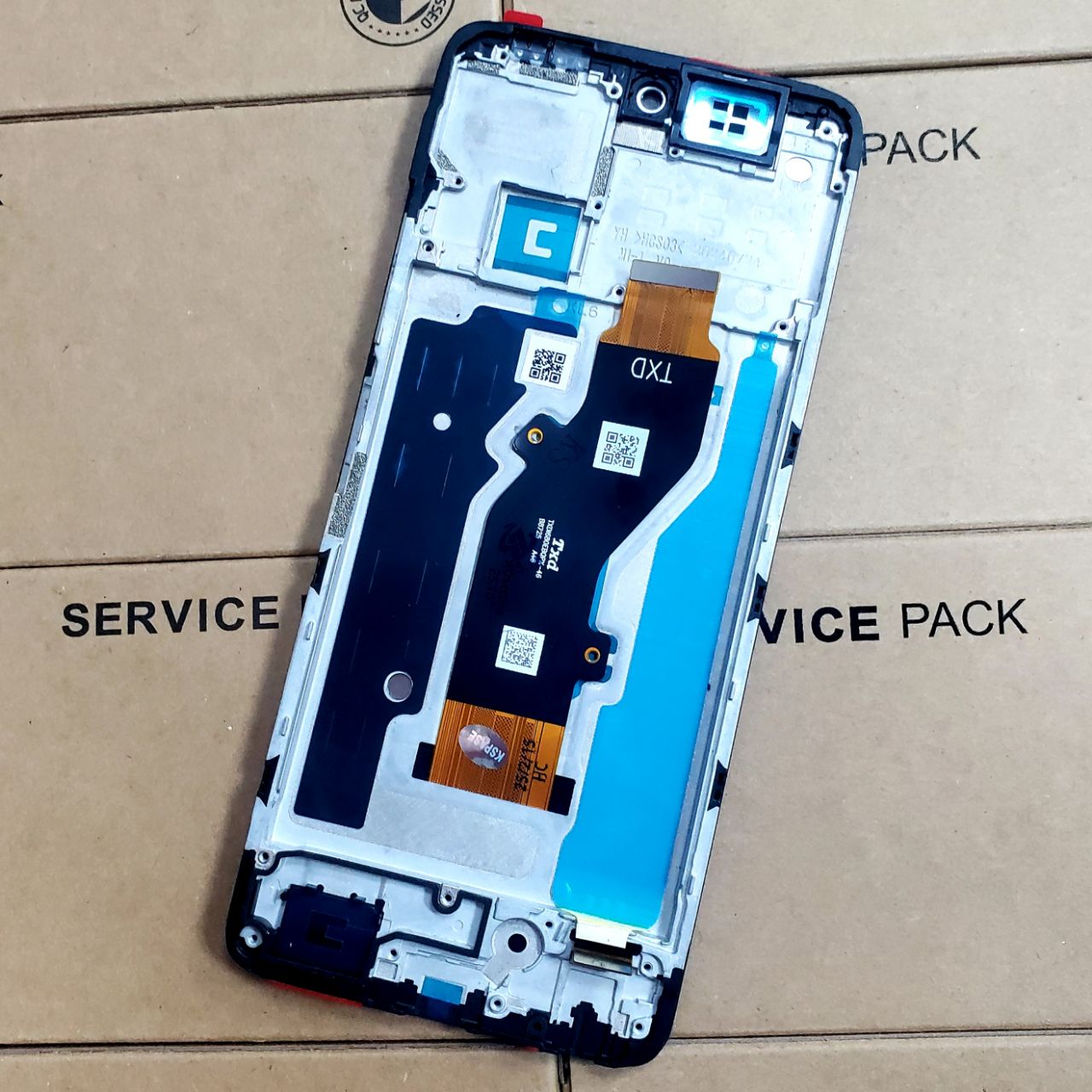 Дисплей Tecno Spark 30 4G black, з рамкою, Original (China)