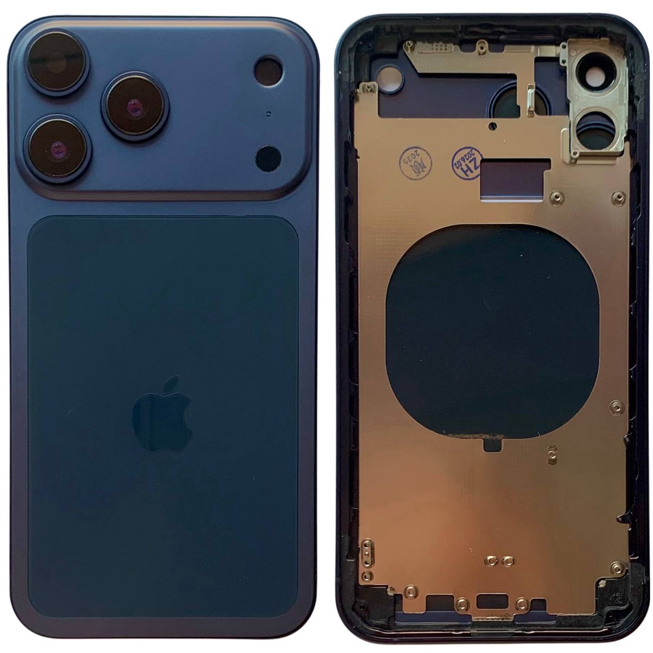 Корпус iPhone 11 в форме iPhone 17 Pro blue, High Quiality